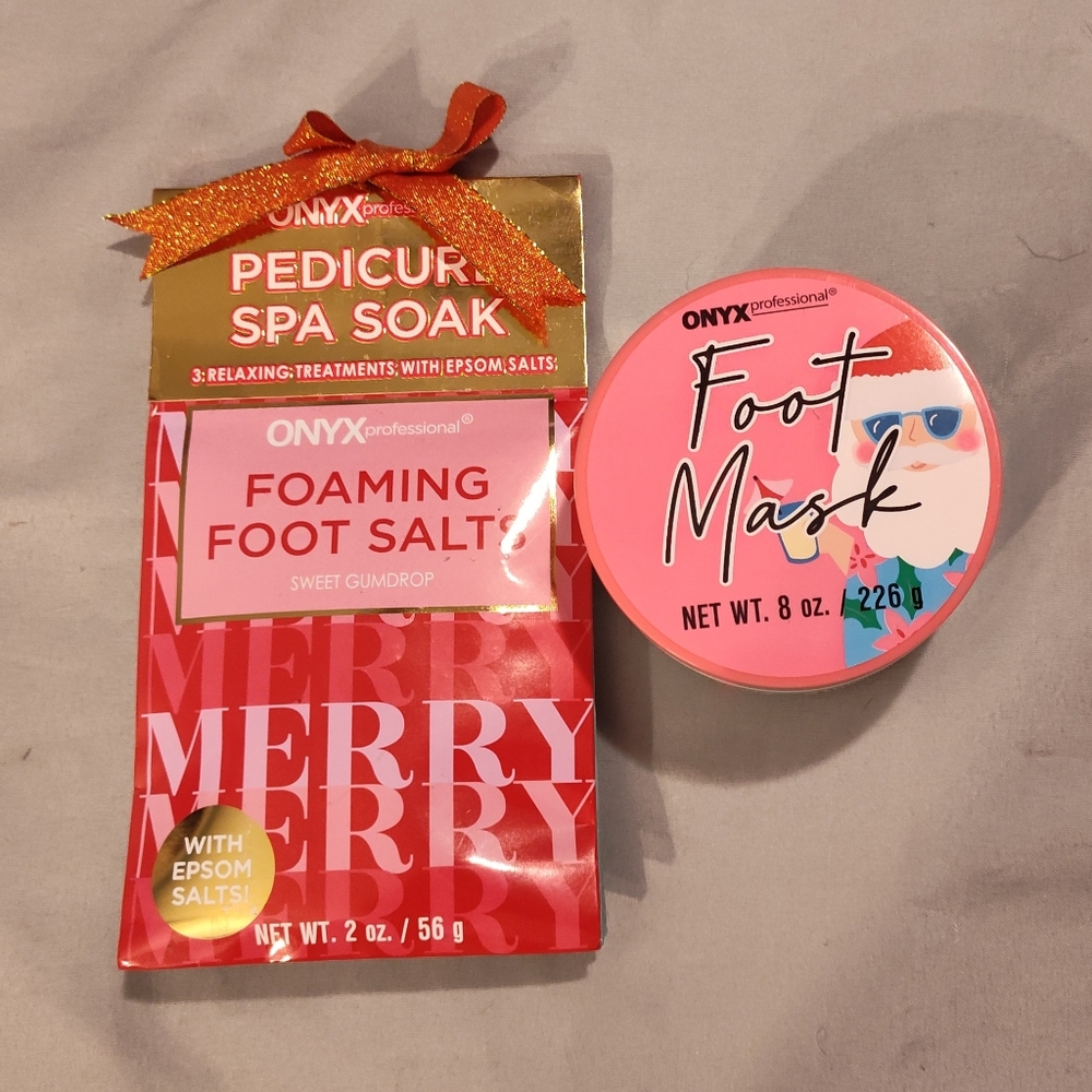 NWT! Onyx Professional Foot Soak and Mask